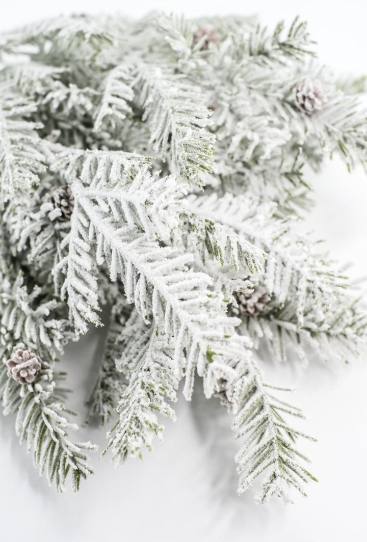 Snowed Pine Bush - Greenery Market85287