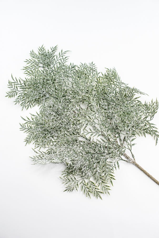 Snowy, artificial, evergreen spray - Greenery Market85256