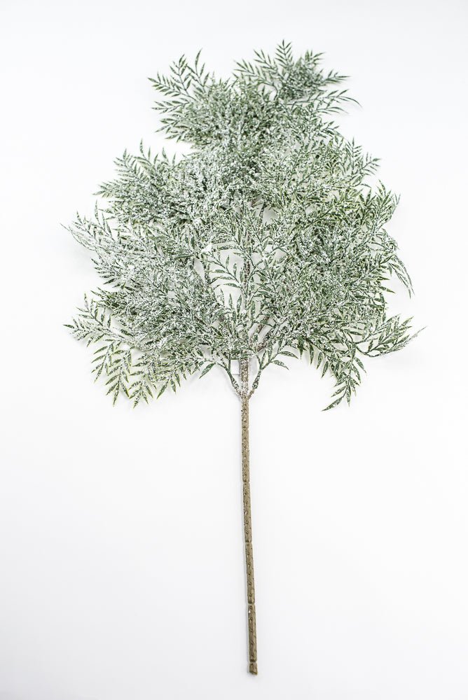 Snowy, artificial, evergreen spray - Greenery Market85256