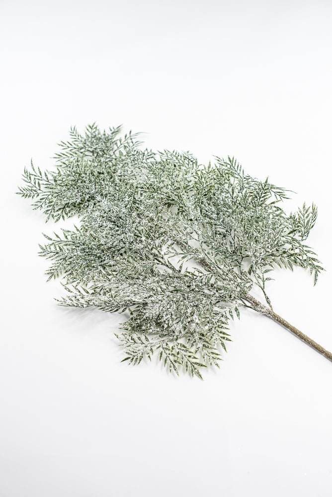 Snowy, artificial, evergreen spray - Greenery Market85256