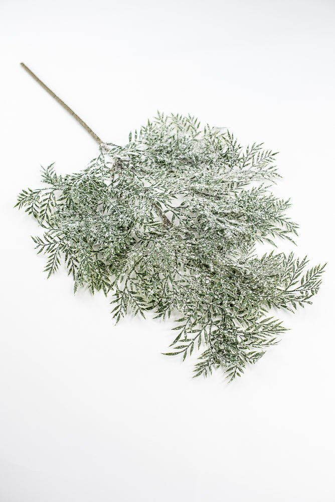 Snowy, artificial, evergreen spray - Greenery Market85256