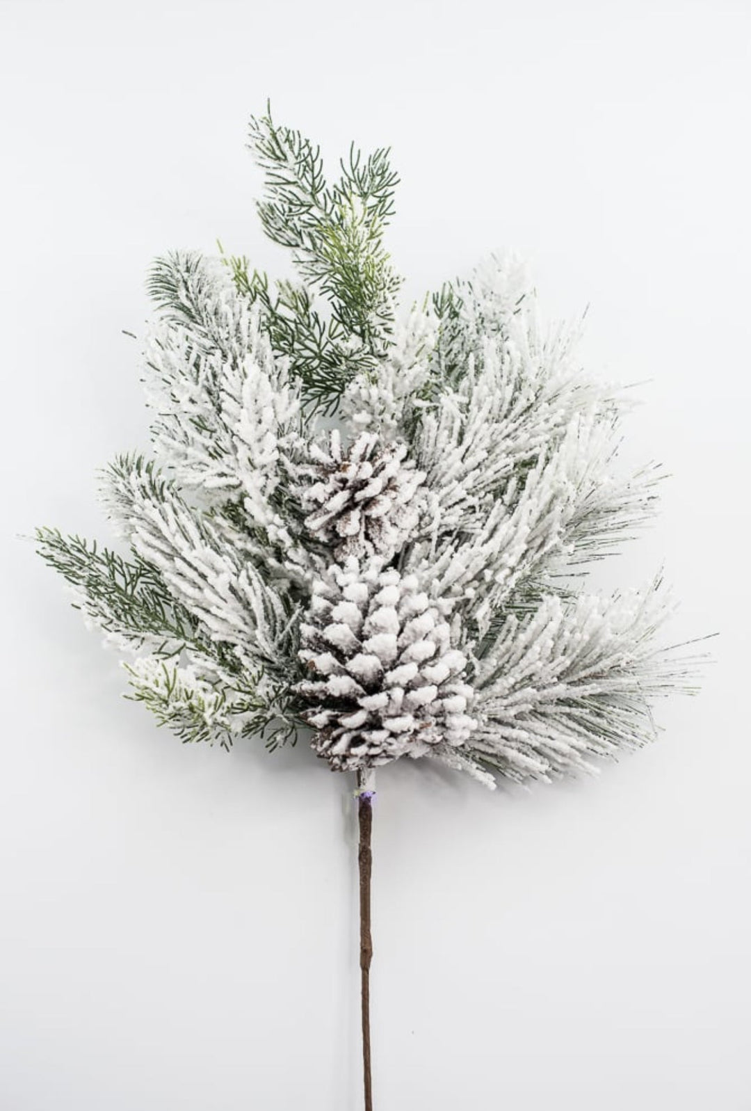 Snowy cedar, pine, and cone spray - Greenery MarketArtificial Flora86165SP24