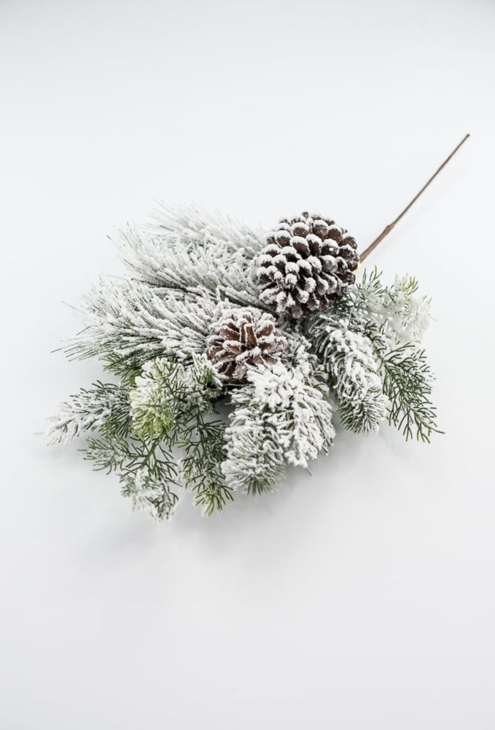 Snowy cedar, pine, and cone spray - Greenery MarketArtificial Flora86165SP24