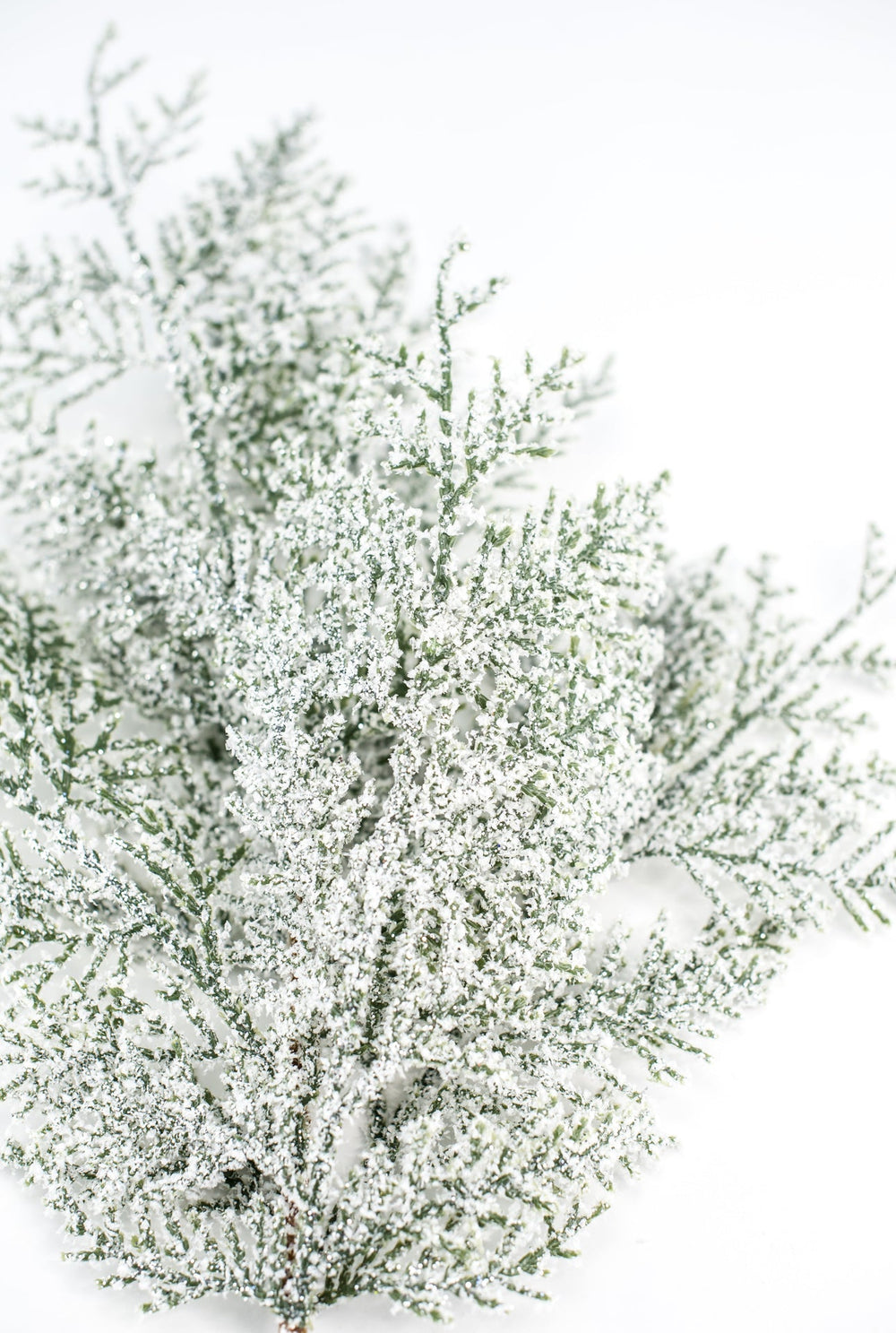 Snowy Flat Cedar Spray - Greenery MarketArtificial Flora84924SNOW