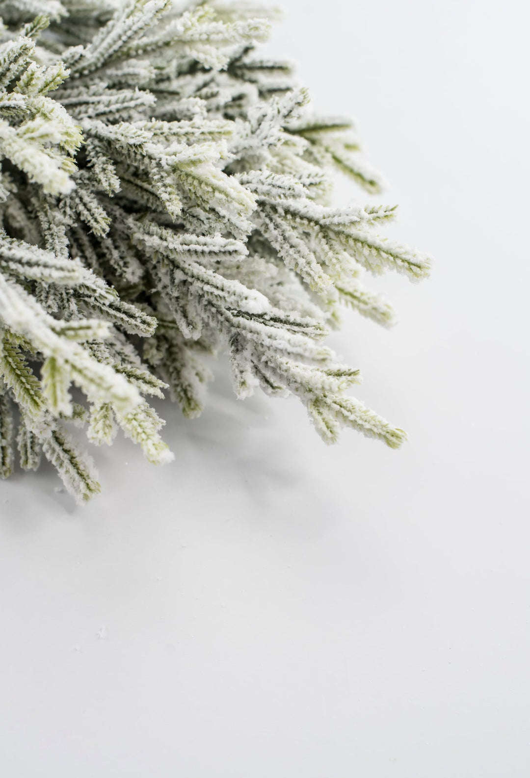 Snowy flocked cypress bush - Greenery Market83659