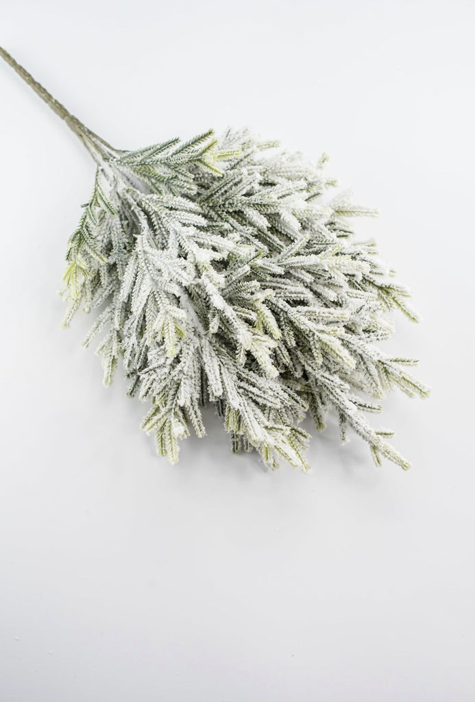 天然石✨スノーフレーク ホワイトフローライト✨❄❄❄ Snowy flocked cypress bush - Greenery Market