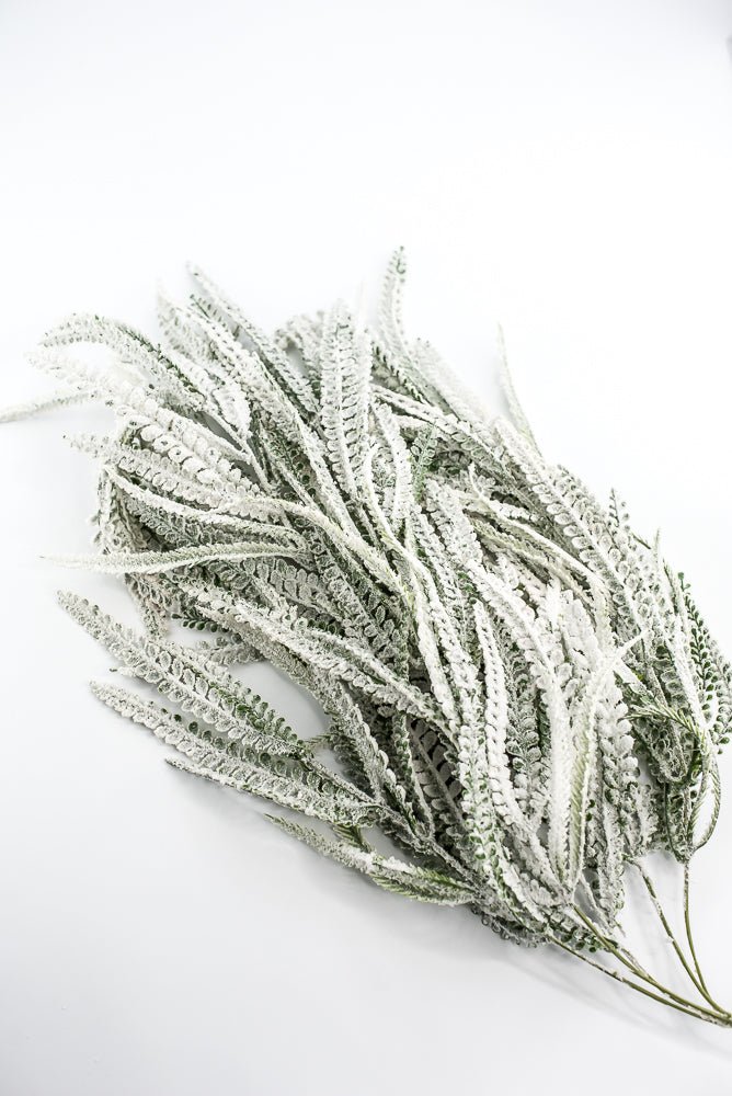 Snowy Green Plastic Bead Hanging Bush - Greenery Market86614SNOW