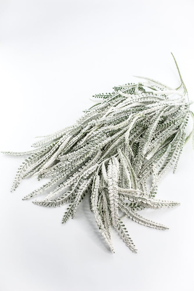 Snowy Green Plastic Bead Hanging Bush - Greenery Market86614SNOW