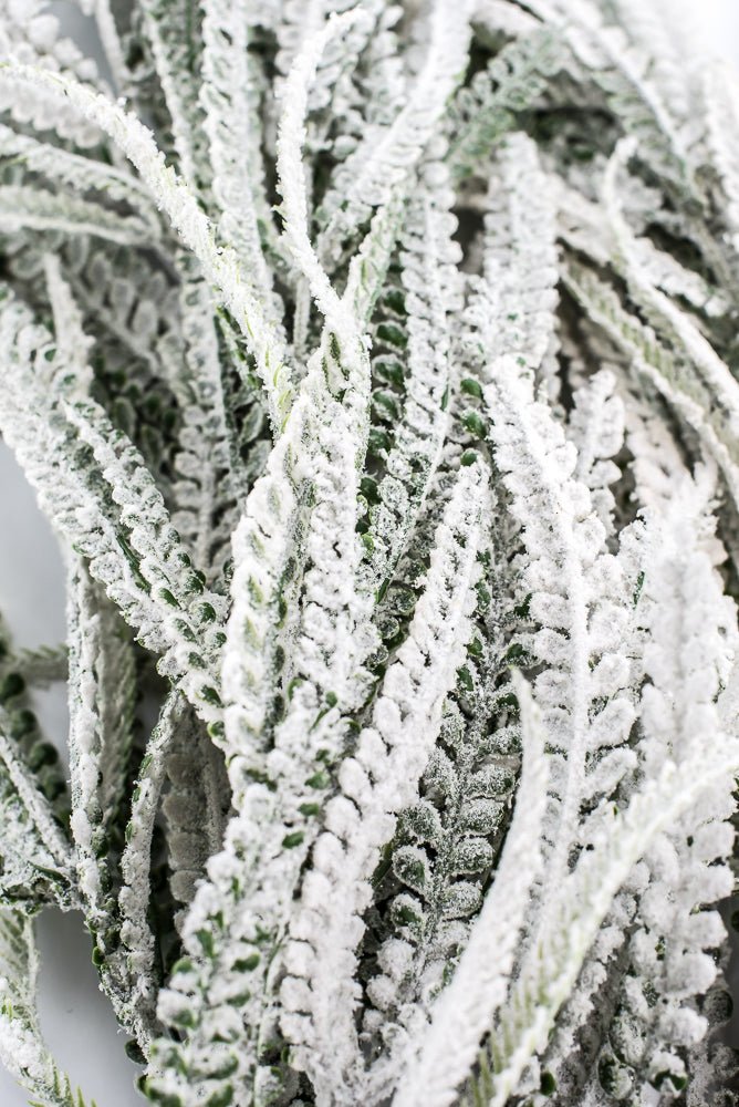 Snowy Green Plastic Bead Hanging Bush - Greenery Market86614SNOW