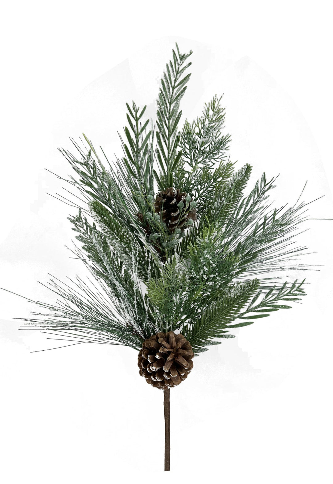 Snowy pine and cone spray - Greenery MarketArtificial Flora86166SP24