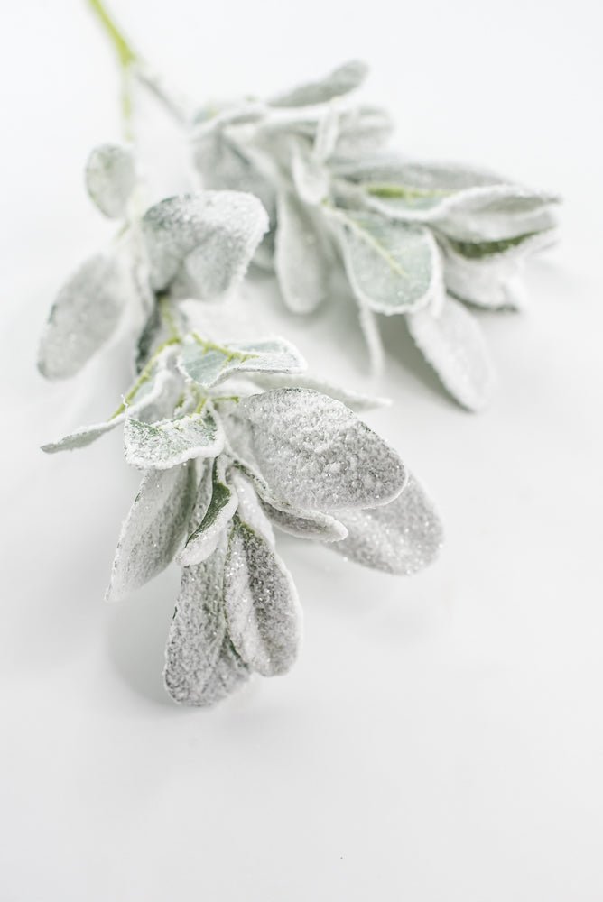 Snowy winter Lambs ear - Greenery Marketgreeneryxs548