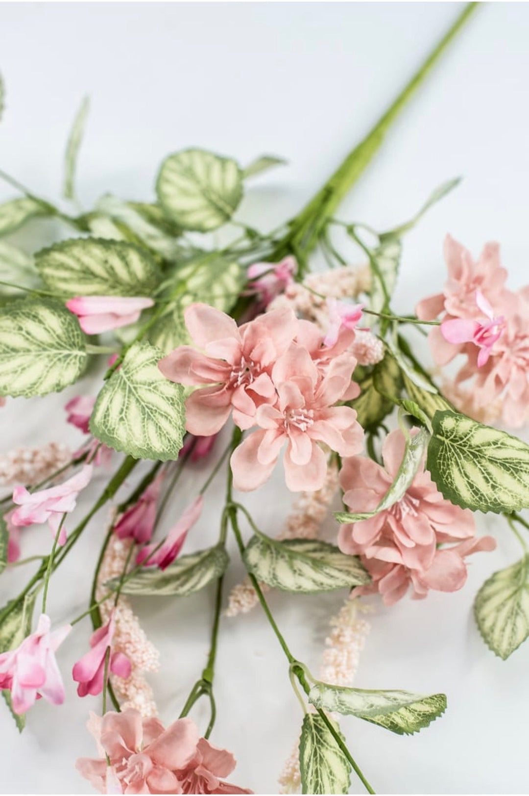 Soft Pink Mixed Spring Blossom Bush - 21" - Greenery Market40394-PK