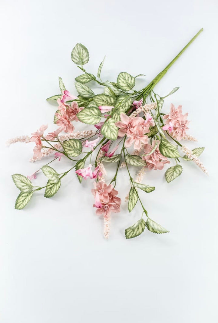 Soft Pink Mixed Spring Blossom Bush - 21" - Greenery Market40394-PK