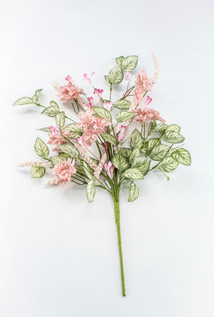 Soft Pink Mixed Spring Blossom Bush - 21" - Greenery Market40394-PK