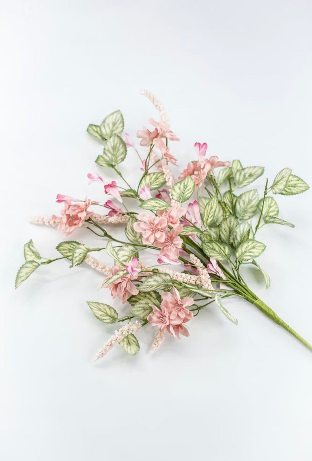 Soft Pink Mixed Spring Blossom Bush - 21" - Greenery Market40394-PK