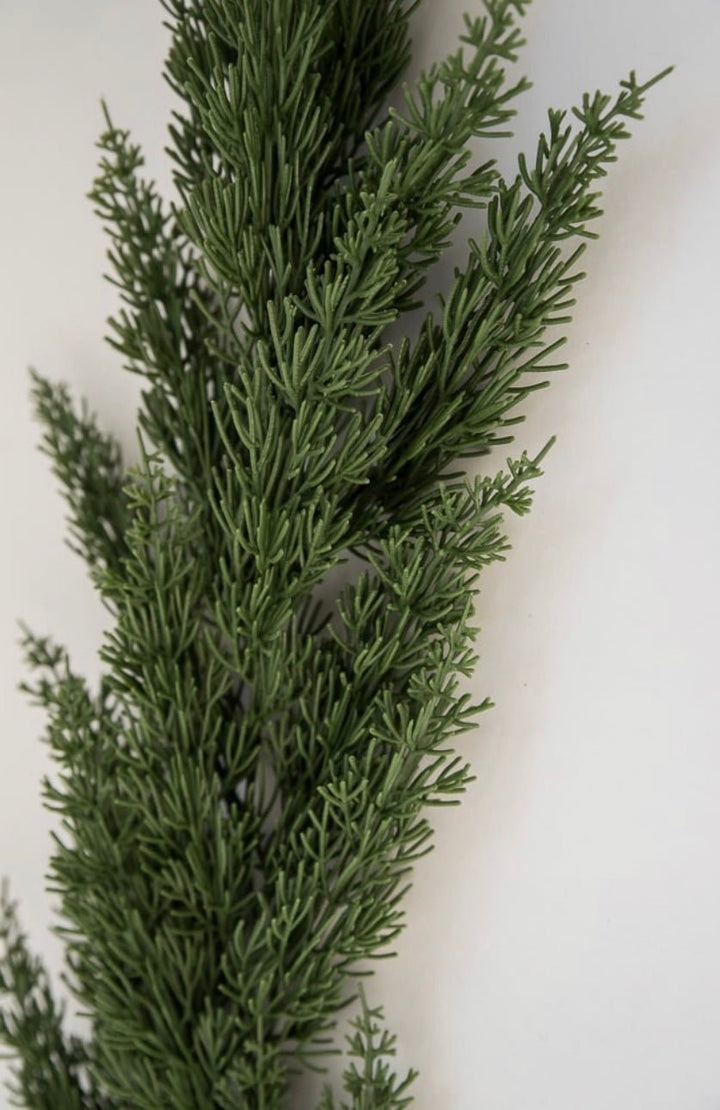 Soft touch artificial cedar pine garland 6’ - Greenery Marketgreenery82054