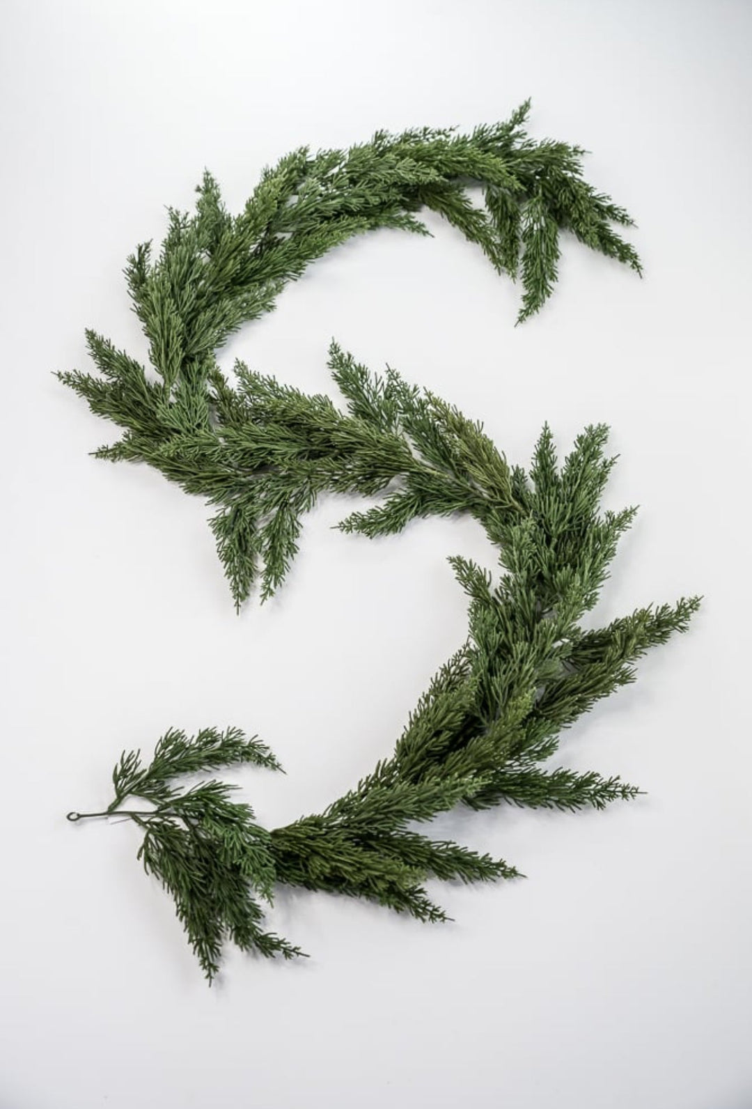 Soft touch artificial cedar pine garland 8’ - Greenery MarketWreaths & Garlands84698