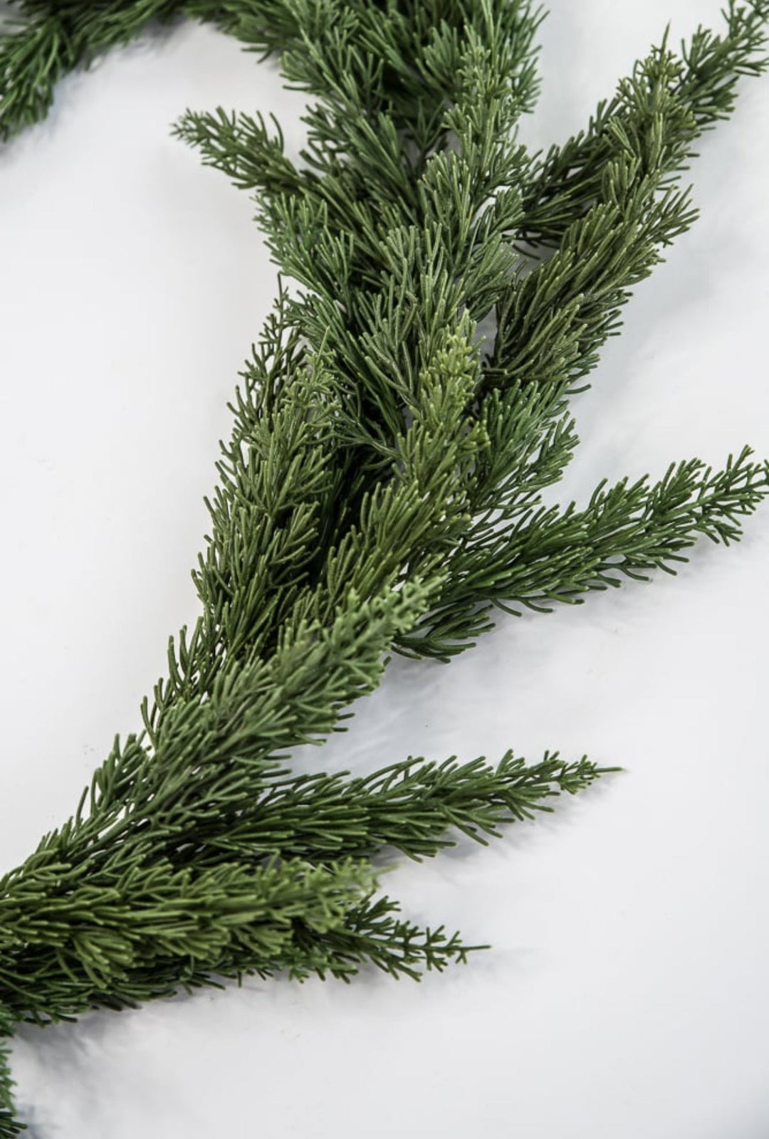 Soft touch artificial cedar pine garland 8’ - Greenery MarketWreaths & Garlands84698