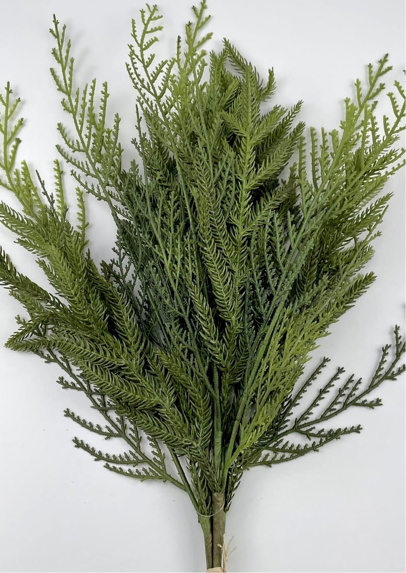 Soft touch, artificial, norfolk and cedar mixed bundle - Greenery Marketgreenery27297