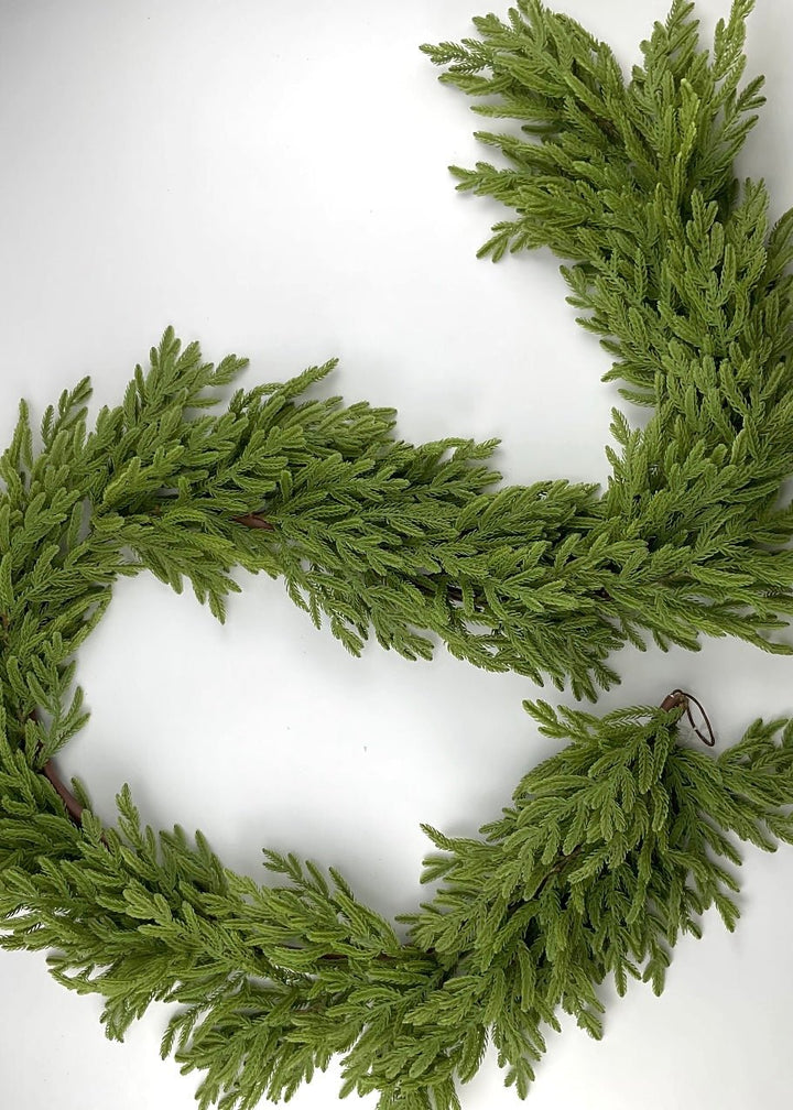 Soft touch Norfolk garland - Greenery Market28112