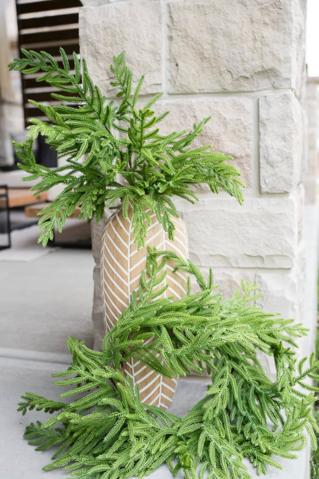 Soft touch Norfolk pine spray - large - Greenery Market27186