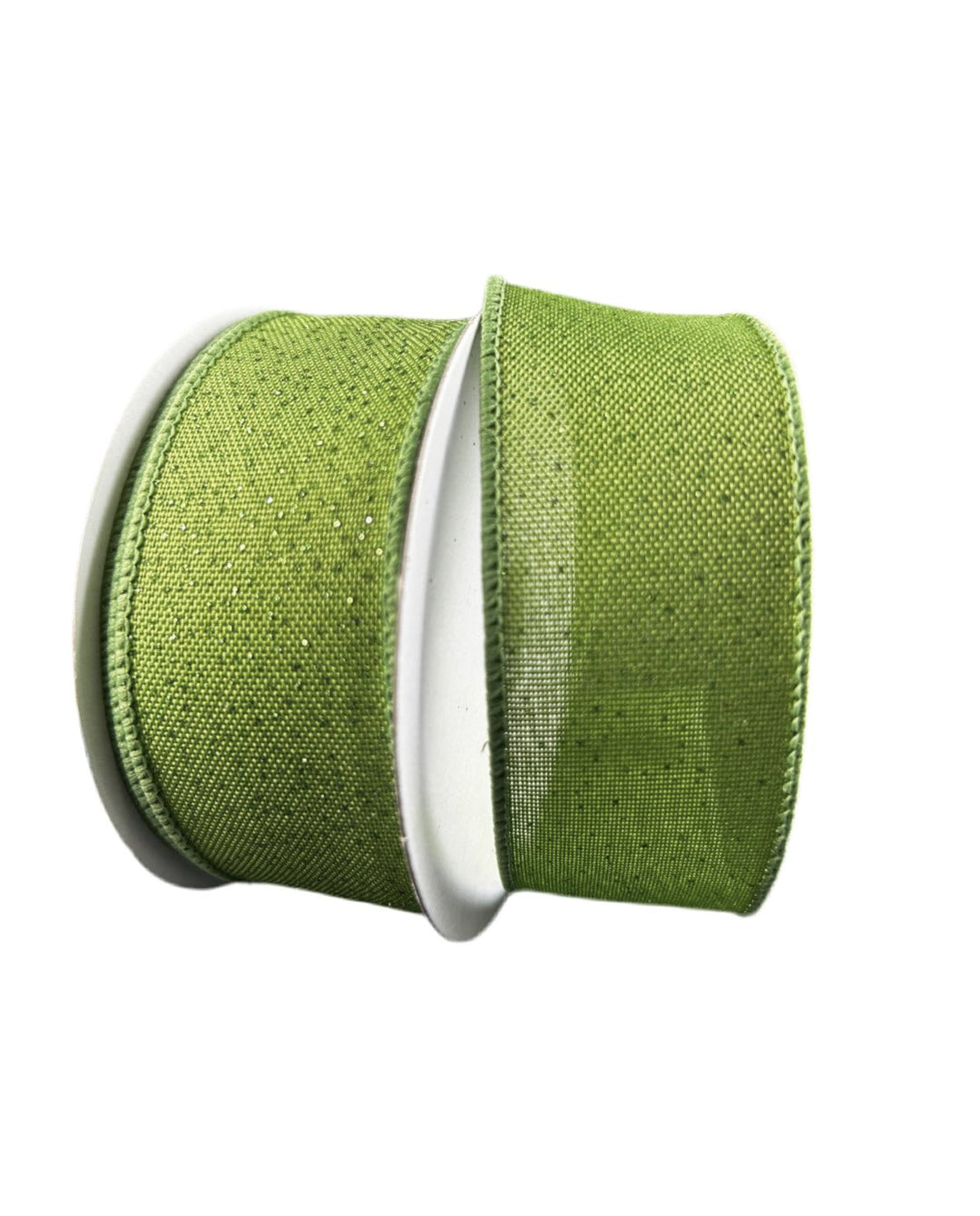 Solid, shimmer, moss green wired ribbon 1.5” - Greenery MarketWired ribbon71476 - 09 - 29