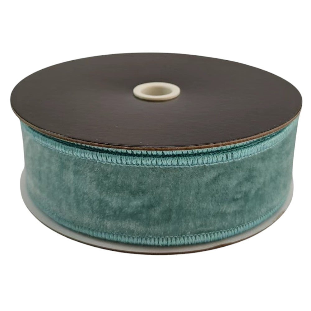 Spearmint Premier Velvet Ribbon - 1.5" - Greenery MarketRibbon260057
