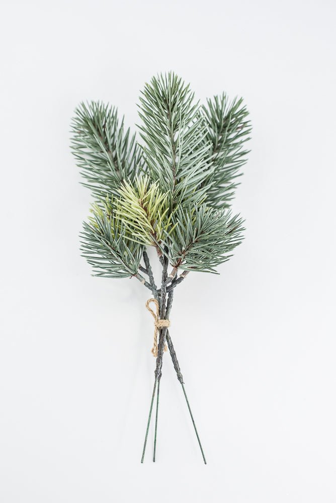 Spruce Pine Pick Bundle x3 - 12" - Greenery MarketYSP621-GR/GY