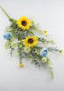 Sunflower and Ranunculus spray with greenery - Greenery Market63341sp30