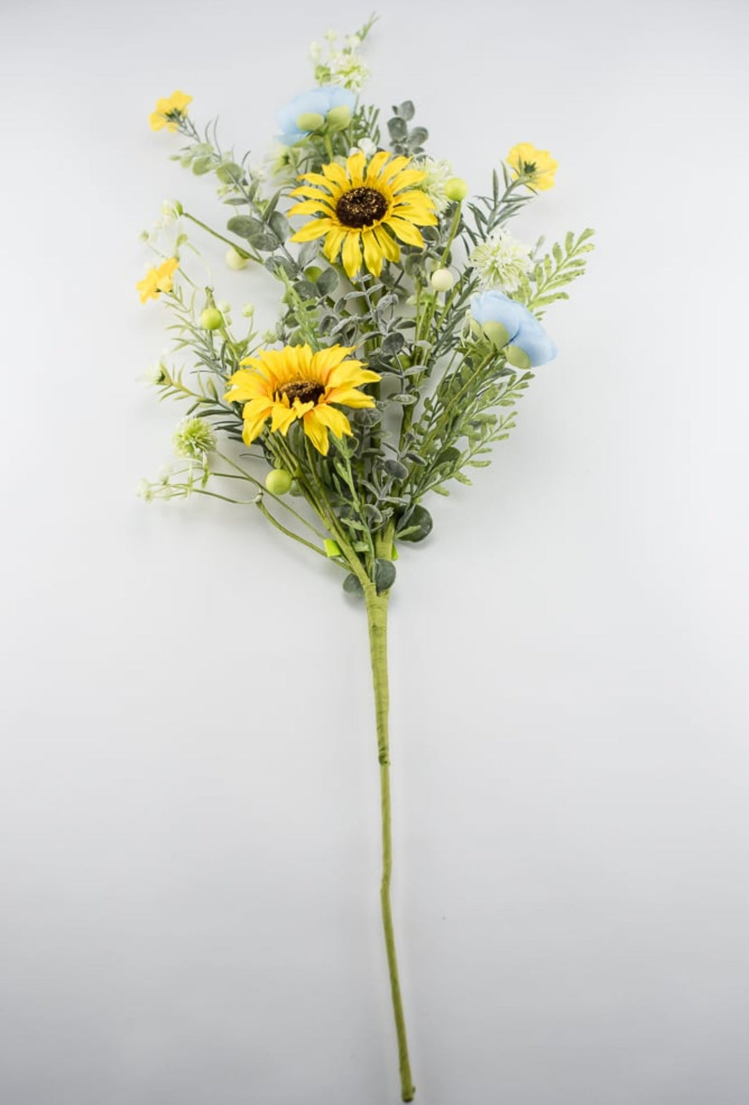 Sunflower and Ranunculus spray with greenery - Greenery Market63341sp30