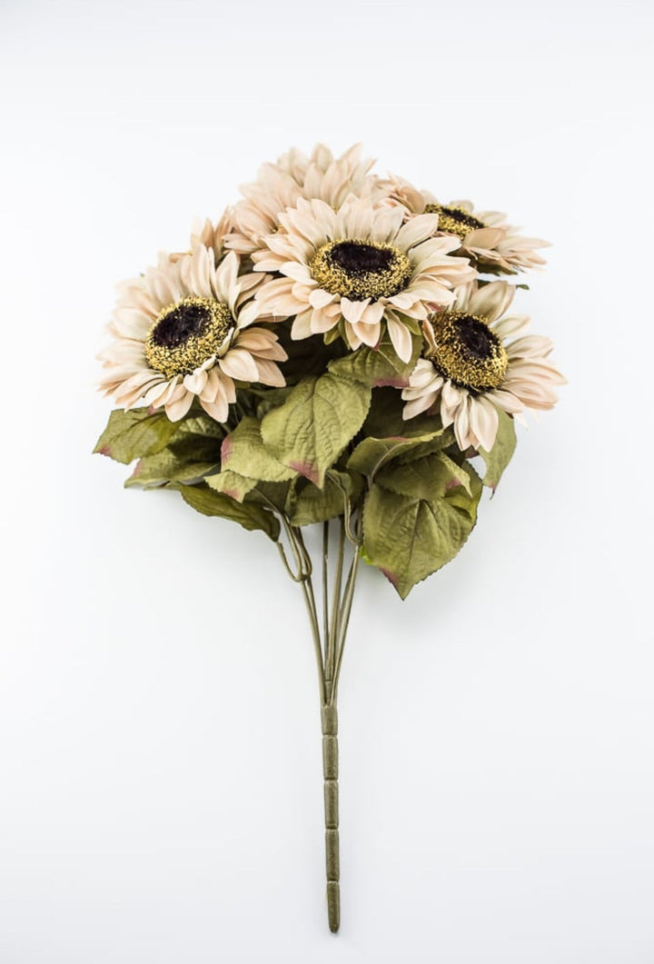 Sunflower bush - color fast - beige - Greenery Marketartificial flowers50783TAN