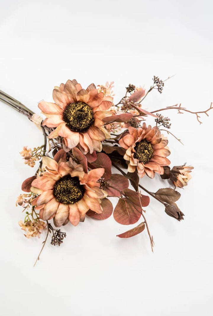 Sunflowers and eucalyptus mixed bundle - Greenery MarketArtificial Flora26336