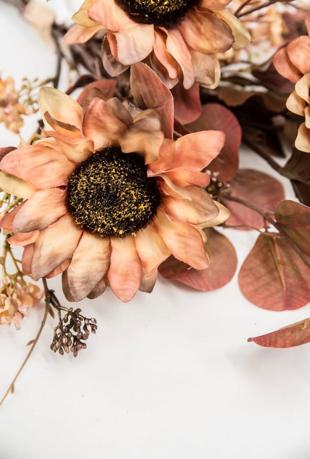 Sunflowers and eucalyptus mixed bundle - Greenery MarketArtificial Flora26336