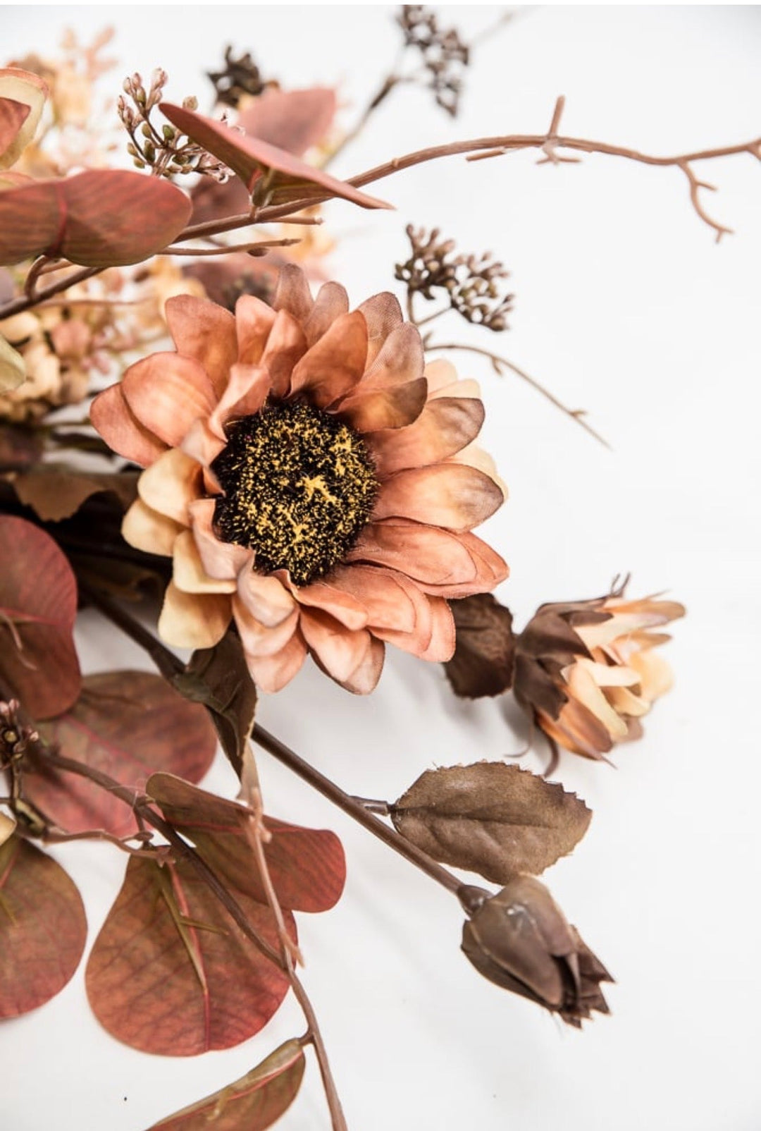 Sunflowers and eucalyptus mixed bundle - Greenery MarketArtificial Flora26336