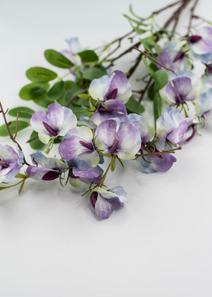 Sweet pea spray - purple / periwinkle - Greenery Market5635pu