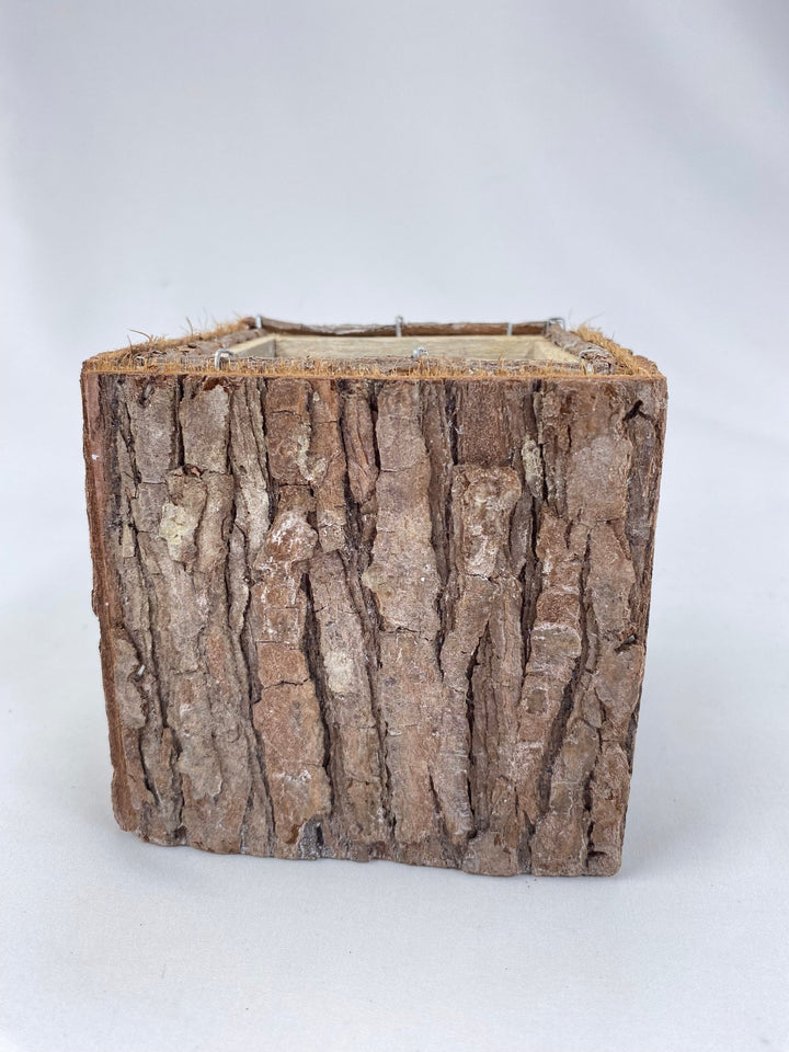 Tree bark container - Greenery Marketwreath base & containers794443