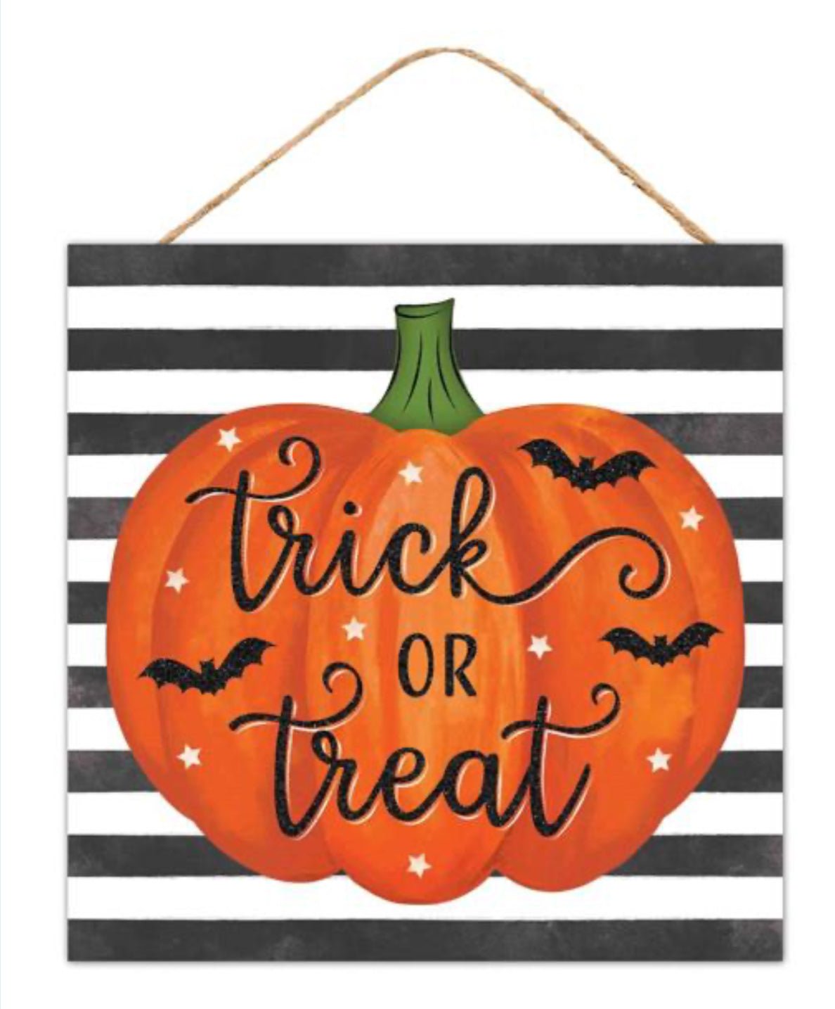 Trick or treat sign with bats - Greenery MarketSeasonal & Holiday DecorationsAP8893