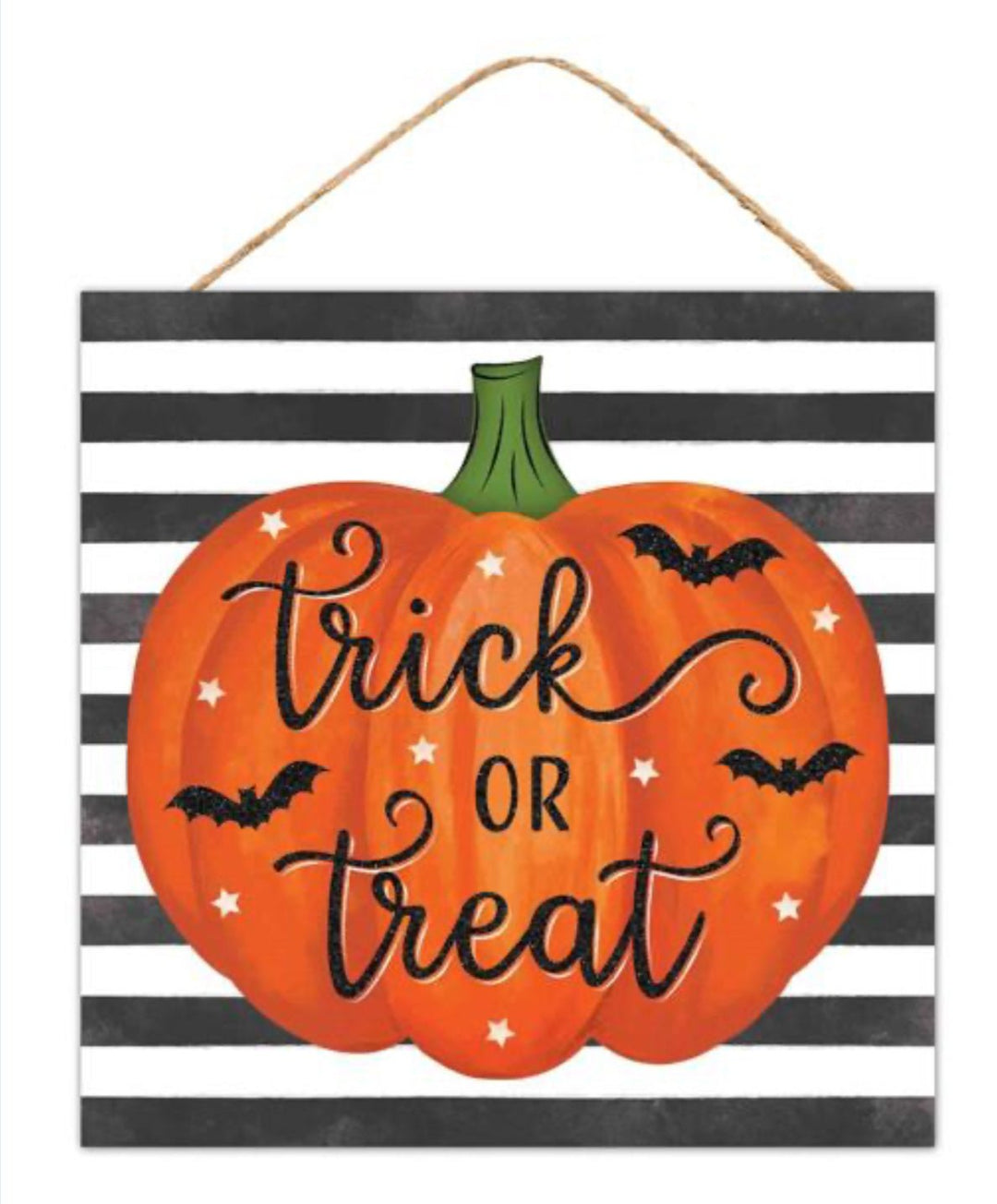 Trick or treat sign with bats - Greenery MarketSeasonal & Holiday DecorationsAP8893