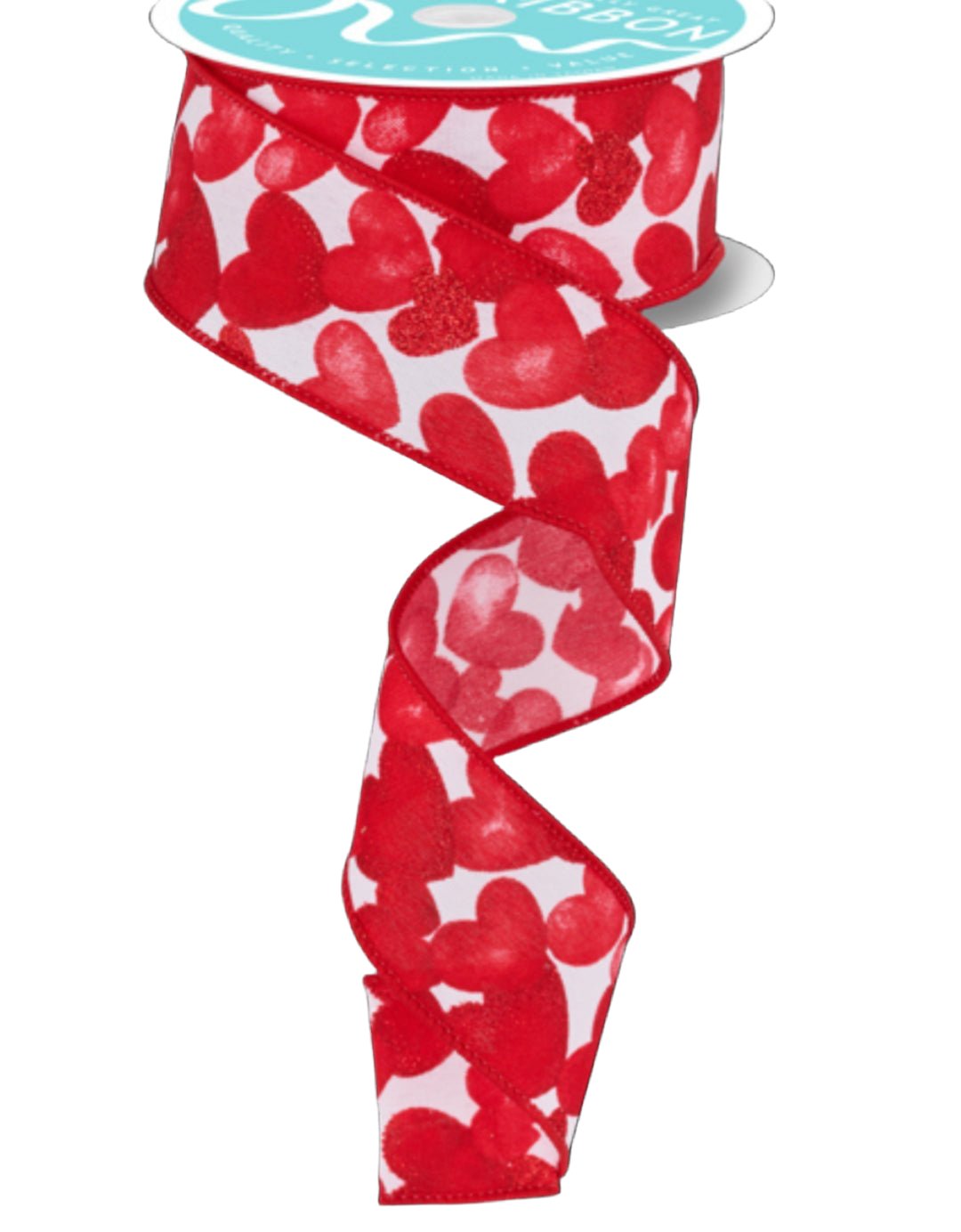 valentines hearts multi 1.5” wired ribbon - Greenery MarketWired ribbonRGF114527