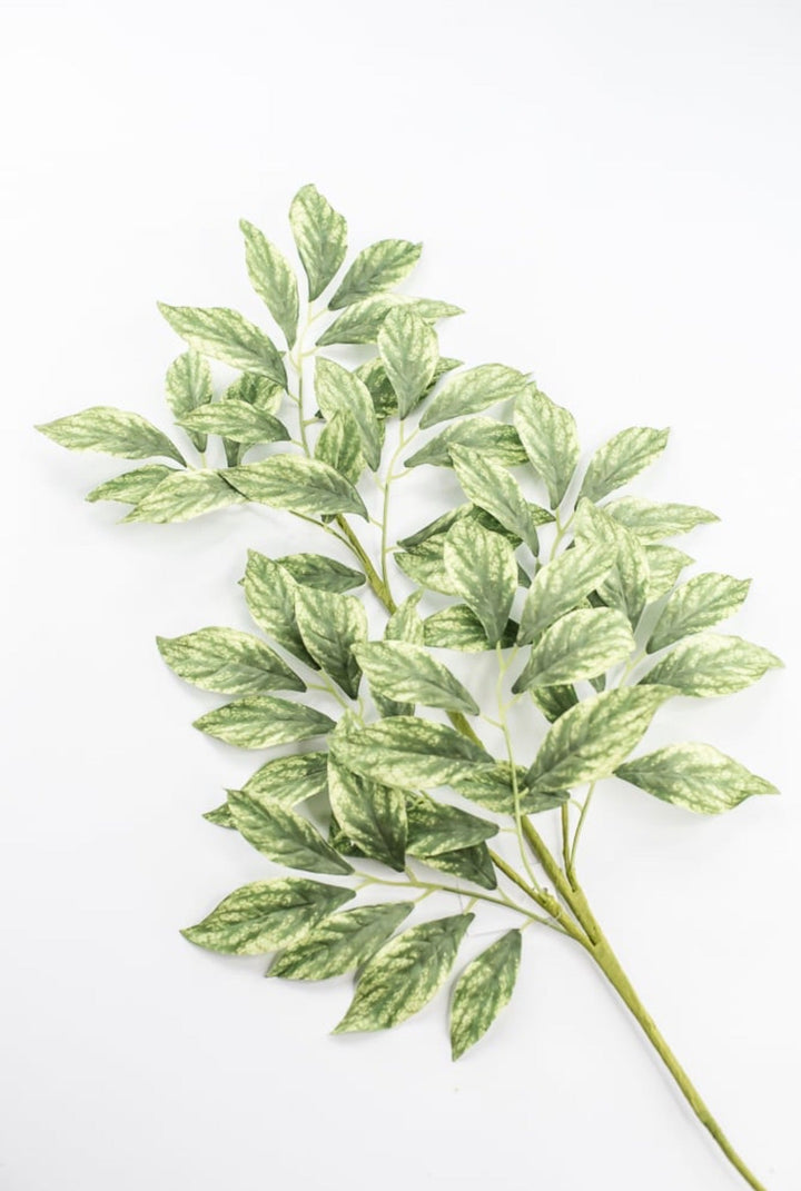 Varigated Green, artificial leaf spray - Greenery MarketArtificial Flora64083-GN