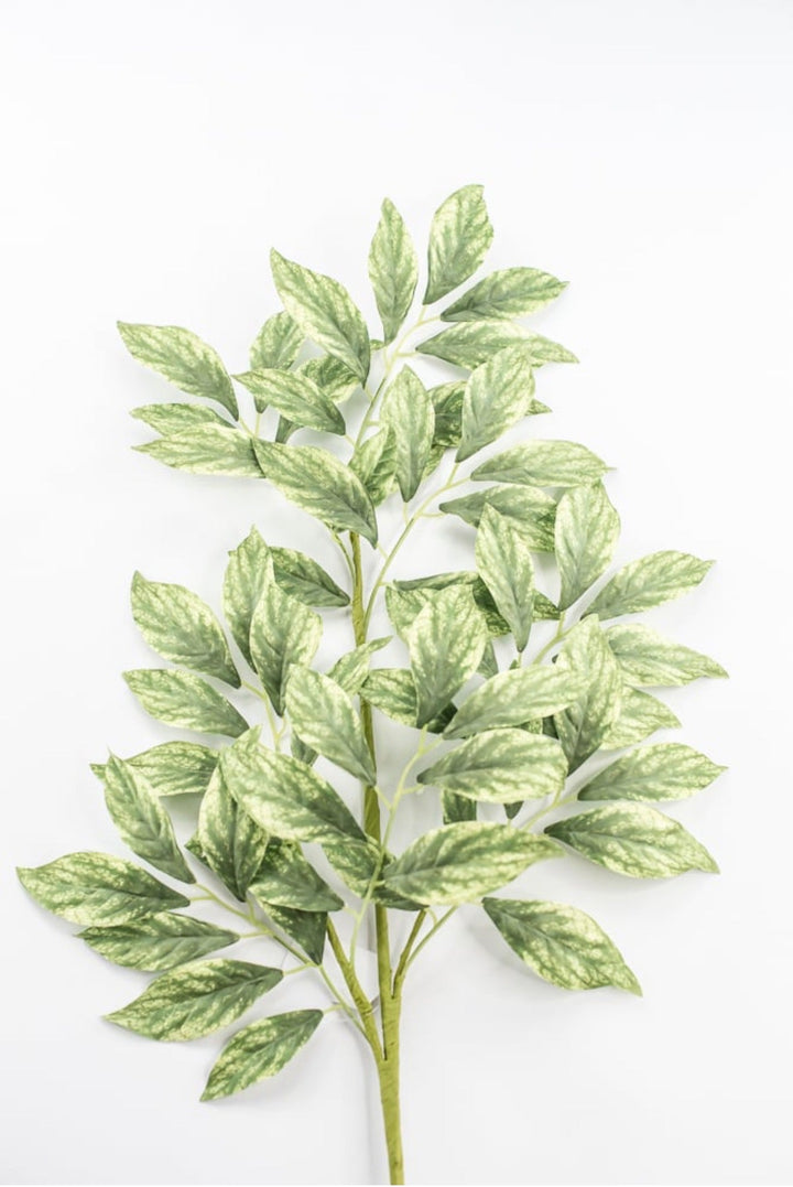 Varigated Green, artificial leaf spray - Greenery MarketArtificial Flora64083-GN