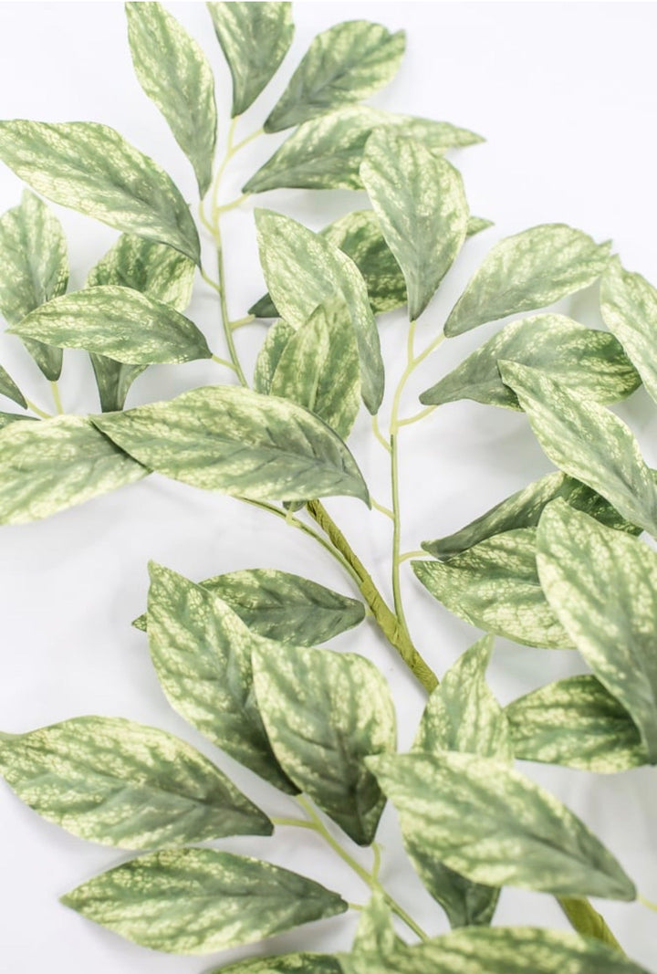 Varigated Green, artificial leaf spray - Greenery MarketArtificial Flora64083-GN
