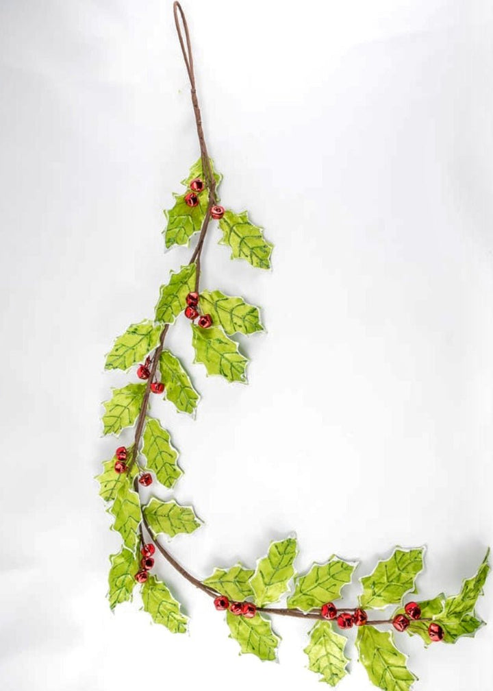 Velvet Holly Garland - 4’ - Greenery MarketHome decor84607GA4