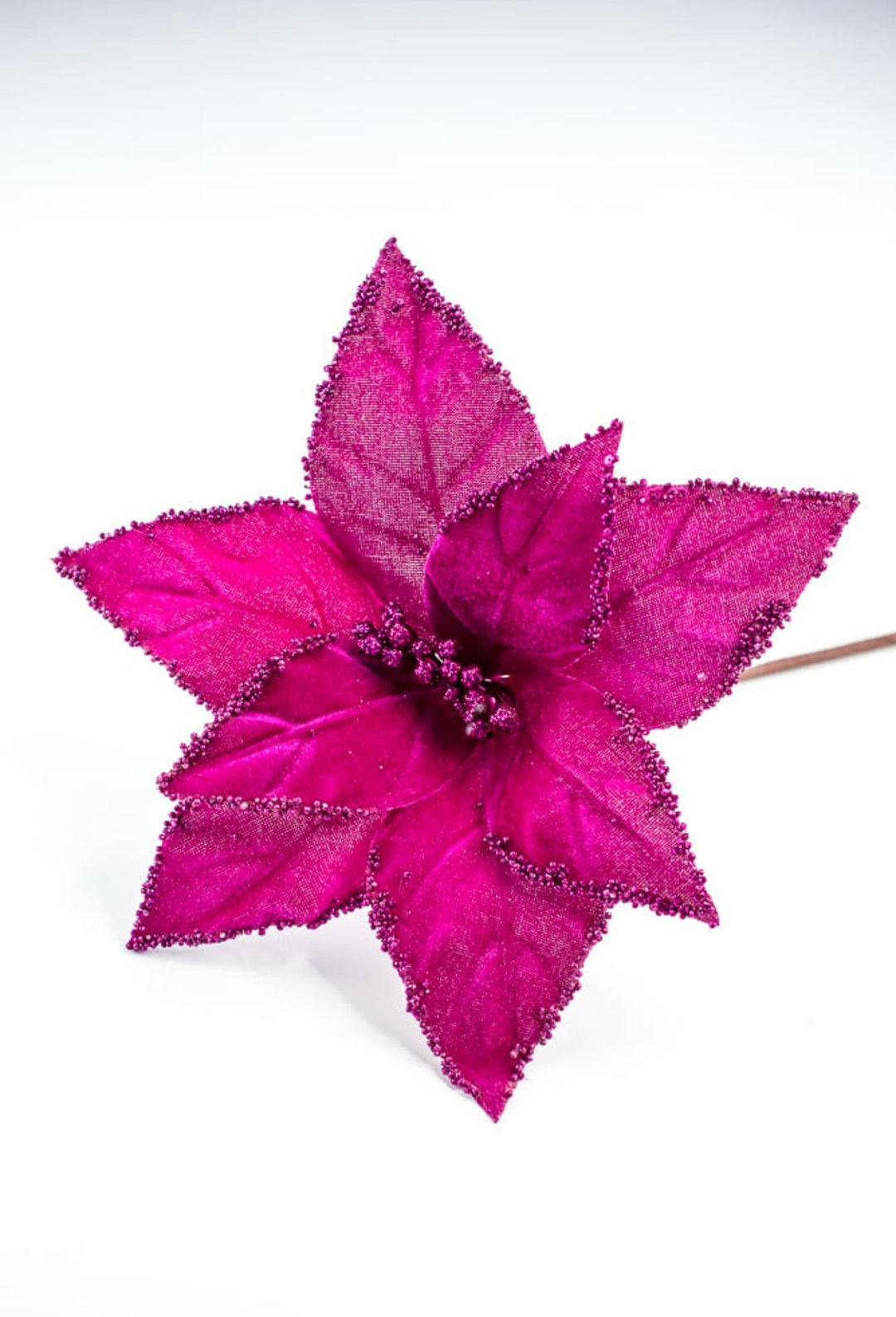 Velvet poinsettia - pink - Greenery MarketWinter and Christmas234211