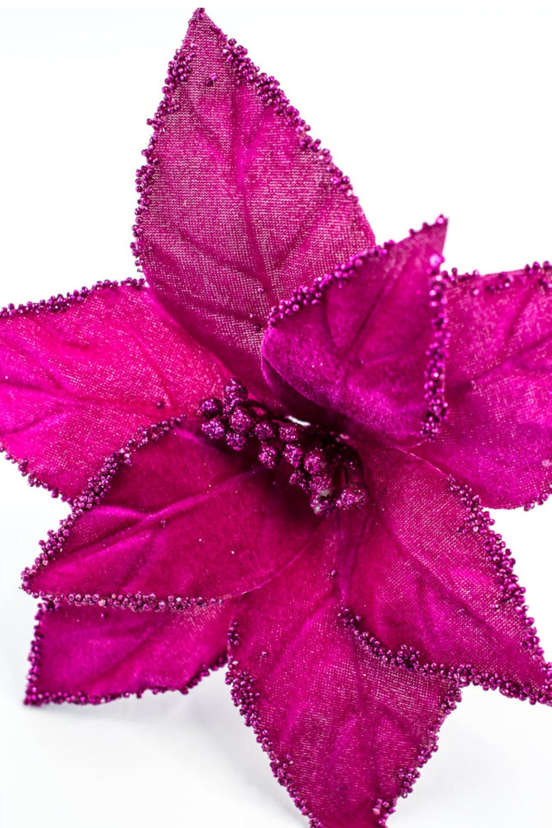 Velvet poinsettia - pink - Greenery MarketWinter and Christmas234211