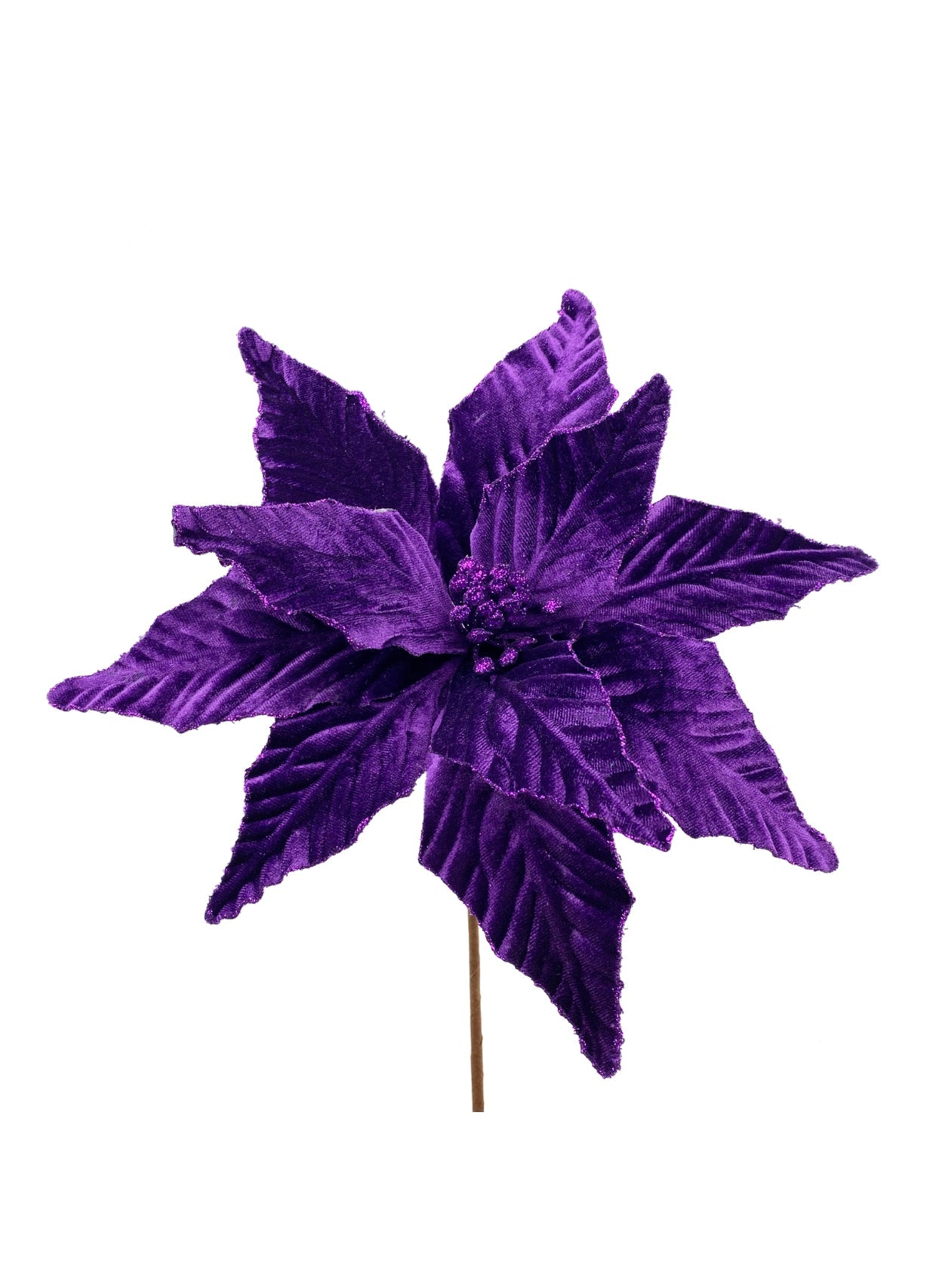 Velvet poinsettia - purple - Greenery MarketWinter and Christmas85517DKPU