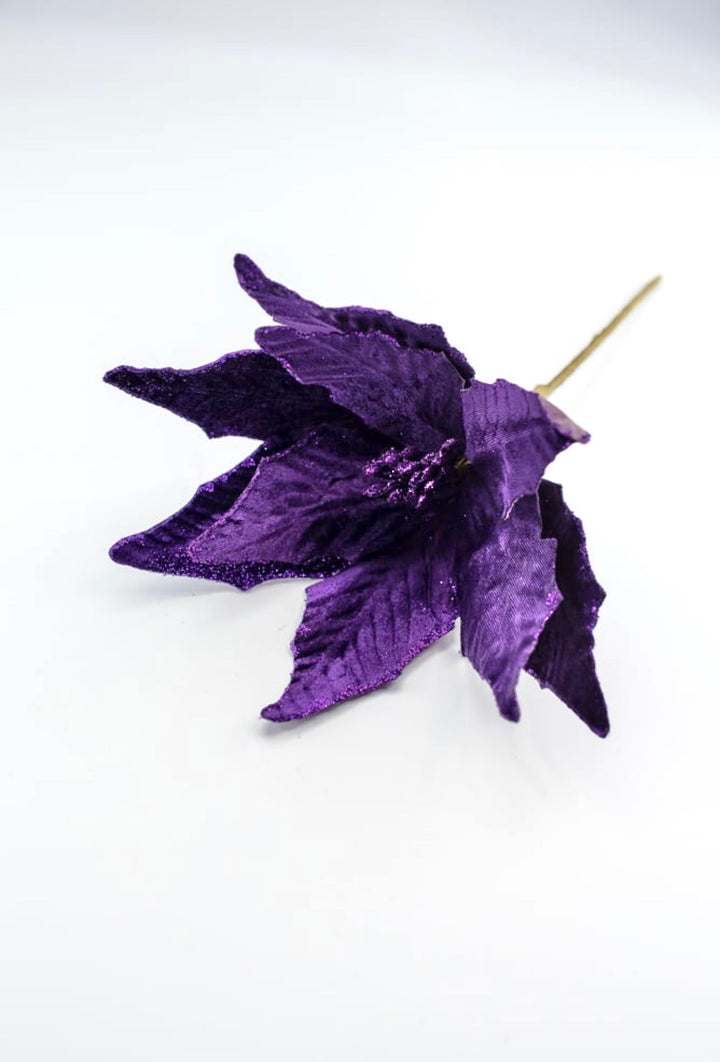 Velvet poinsettia - purple - Greenery MarketWinter and Christmas85517DKPU