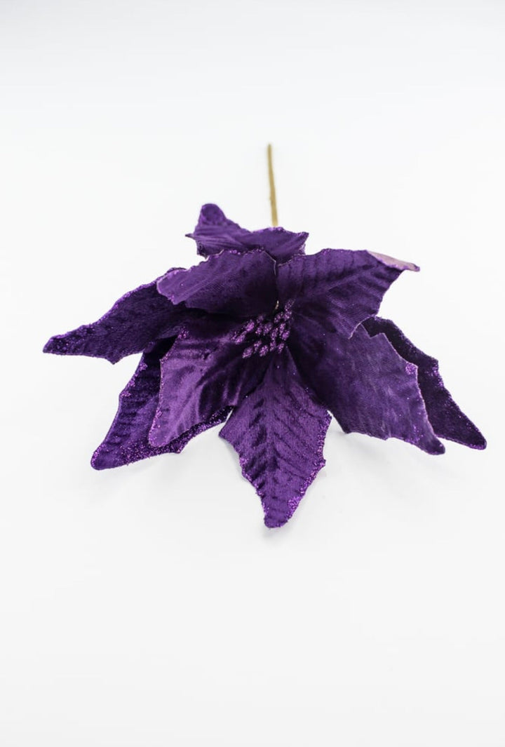 Velvet poinsettia - purple - Greenery MarketWinter and Christmas85517DKPU