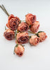 Vintage rose artificial flower bundle - coral peach - Greenery Marketartificial flowersD131-cor