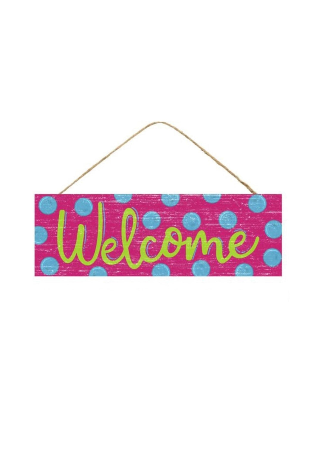 Welcome polkadot sign - Greenery MarketAP802207